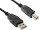 NG USB 2.0 Кабел USB-A мъжки - мини USB-B мъжки Черен 4.5м NG-USB-4.5M