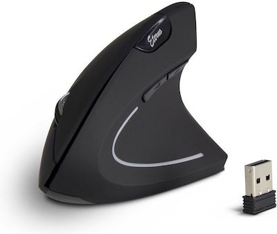 Inter-Tech Eterno KM-206R Wireless Ergonomic Vertical Mouse Black