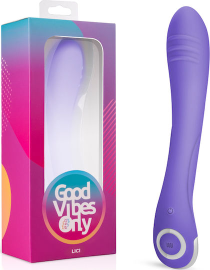 Good Vibes Only Lici G-Spot Vibrator Вибратор G-Spot 22.5см Лилаво