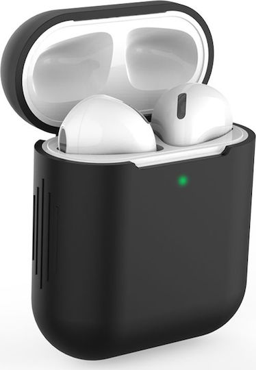 Tech-Protect Icon Калъф в Черен цвят за Apple AirPods 1 / AirPods 2