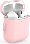 Tech-Protect Icon Θήκη Σιλικόνης σε Ροζ χρώμα για Apple AirPods