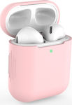 Tech-Protect Icon Hülle Silikon in Rosa Farbe für Apple AirPods 1 / AirPods 2