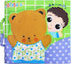Jollybaby Activity Book Nose and Ears made of Fabric with Sounds for 0++ Months
