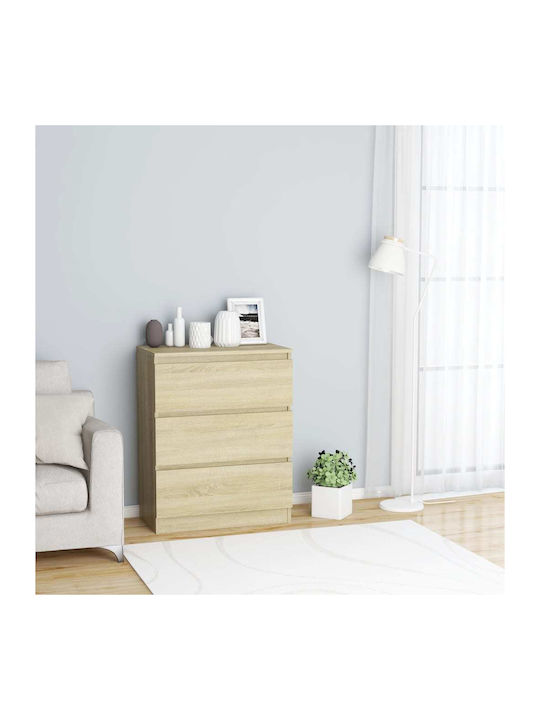 vidaXL Kommode Schlafzimmer Holz mit 3 Schublad...