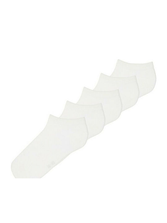 Name It Girls 5 Pack Ankle Socks White