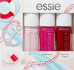 Essie Mini Kit Gift Set Gloss Σετ Βερνίκια Νυχιών Fiji, Watermelon & Maki Me Happy 5ml