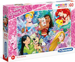 Kids Puzzle Disney Princesses for 5++ Years 60pcs Clementoni