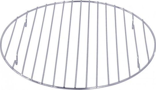 Karageorgos Bros Round Chromium Grill Rack with Legs 25.5cm