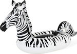 Bestway Zebra με LED Saltea umflabilă Ride On pentru piscină cu mânere Negru 254cm