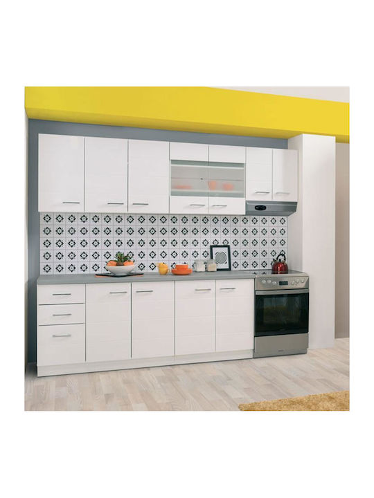 Diva Lower Oven Cabinet White 60x56x82pcs
