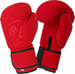 Olympus Sport Chaos Matt Synthetic Leather Boxing Competition Gloves Red