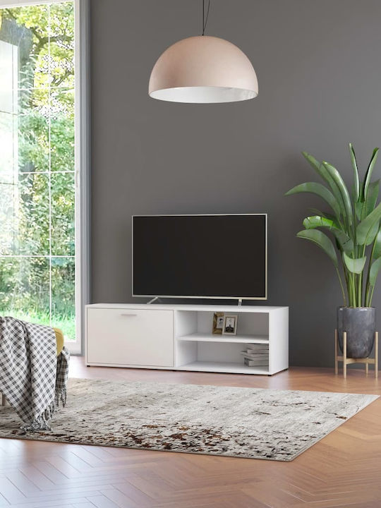 TV-Ständer Weiß M120xP34xH37cm