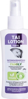 Tai Forte Family Odorless Insect Repellent Lotion In Spray Vegan Suitable for Child 100ml
