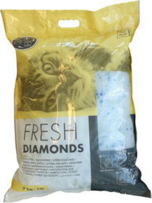 M-Pets Fresh Diamonds Silica Nisip pentru pisici cristal Proaspăt 15lt 20100200