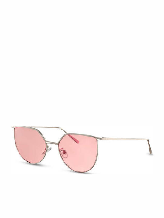 Solo-Solis Дамски Слънчеви очила с Розово злато Метален Рамка NDL1370