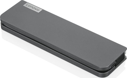 Lenovo Mini USB-C Docking Station with HDMI 4K PD Ethernet Gray