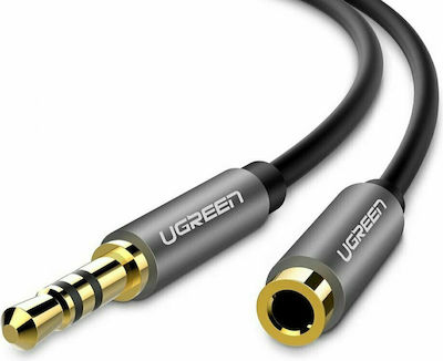 Ugreen Καλώδιο 3.5mm male - 3.5mm female Ασημί 3m (10595)