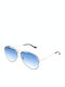 Adidas Originals Sunglasses with Silver Metal Frame AOM016-075022