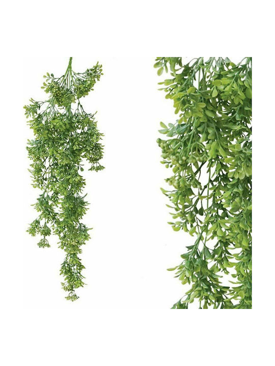 Marhome Hängende Künstliche Pflanze Grün 75cm 1Stück