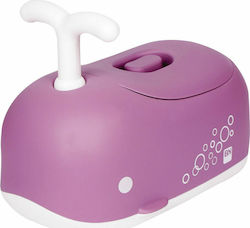 Kikka Boo Potty cu Volan Whale cu Capac Violet