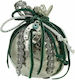 Marhome Tabletop Lucky Charm Pomegranate Silver Ceramic 9x10cm 1pcs