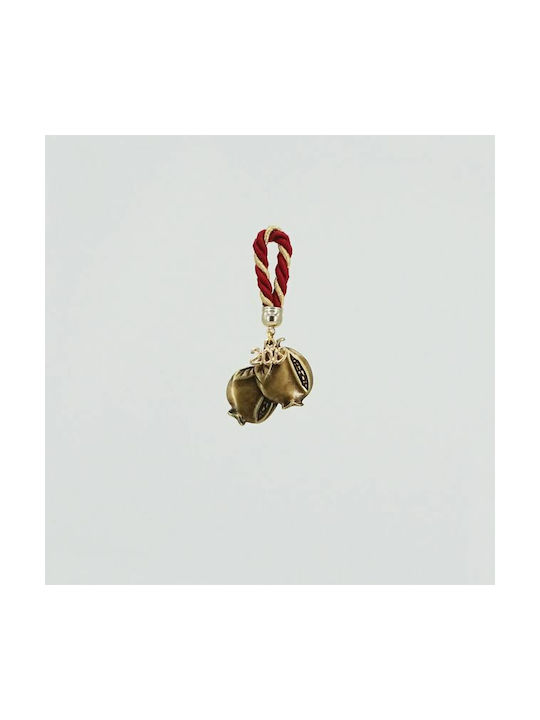 Marhome Hanging Lucky Charm Pomegranate Bronze made of Metal 1pcs