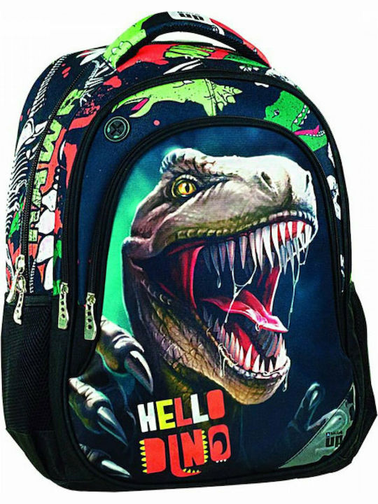 No Fear Dino School Bag Backpack Junior High-High School Multicolored 30lt