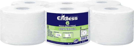 Endless Centerpull Тоалетна Хартия 2 Крила 6 Ролки 600гр Ролка 1100630602