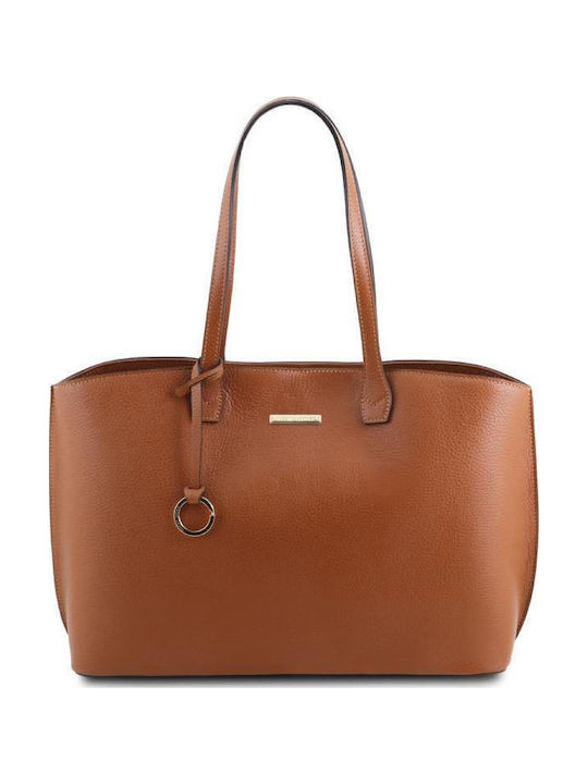 TL Leather Women's Bag Shopper Shoulder Tabac Brown