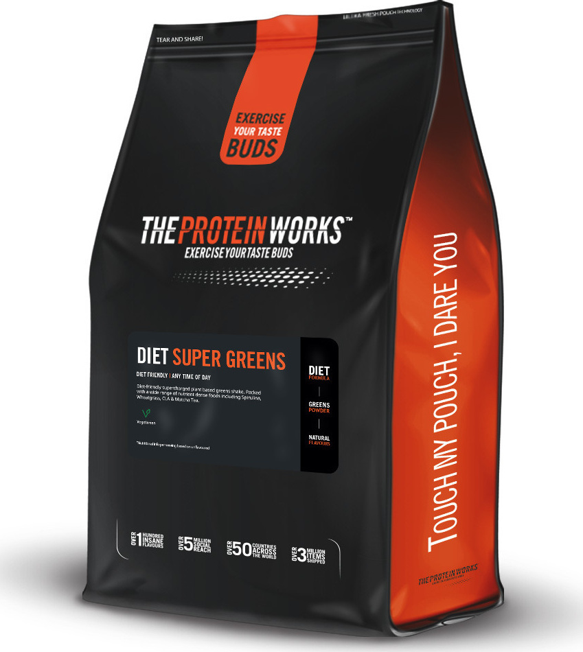 The Protein Works Diet Super Greens 1000gr Mandarin Orange Skroutz.gr