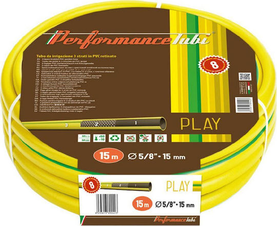 AlmaPlast Play Ιταλίας 3 Στρωμάτων Λάστιχο Ποτίσματος 1/2" 25m