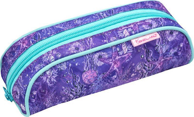 Belmil Mermaid Pencil Case with 1 Compartment Purple