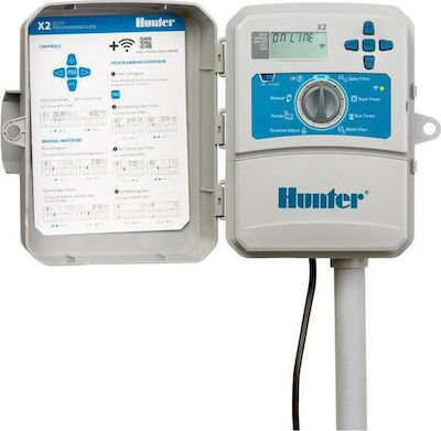 Hunter Industries X2 601-E Programator de Irigare Electric 6 Stații cu Wi-Fi