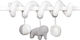 Nattou Spiral Toy for Crib and Stroller with Mirror Tembo for 0++ Months
