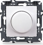 Aca Prime Recessed Simple Front Dimmer Switch Rotary 300W White