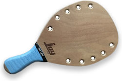 Joy Tr Sport Strandracket Beige 345gr mit Geradem Griff Blau