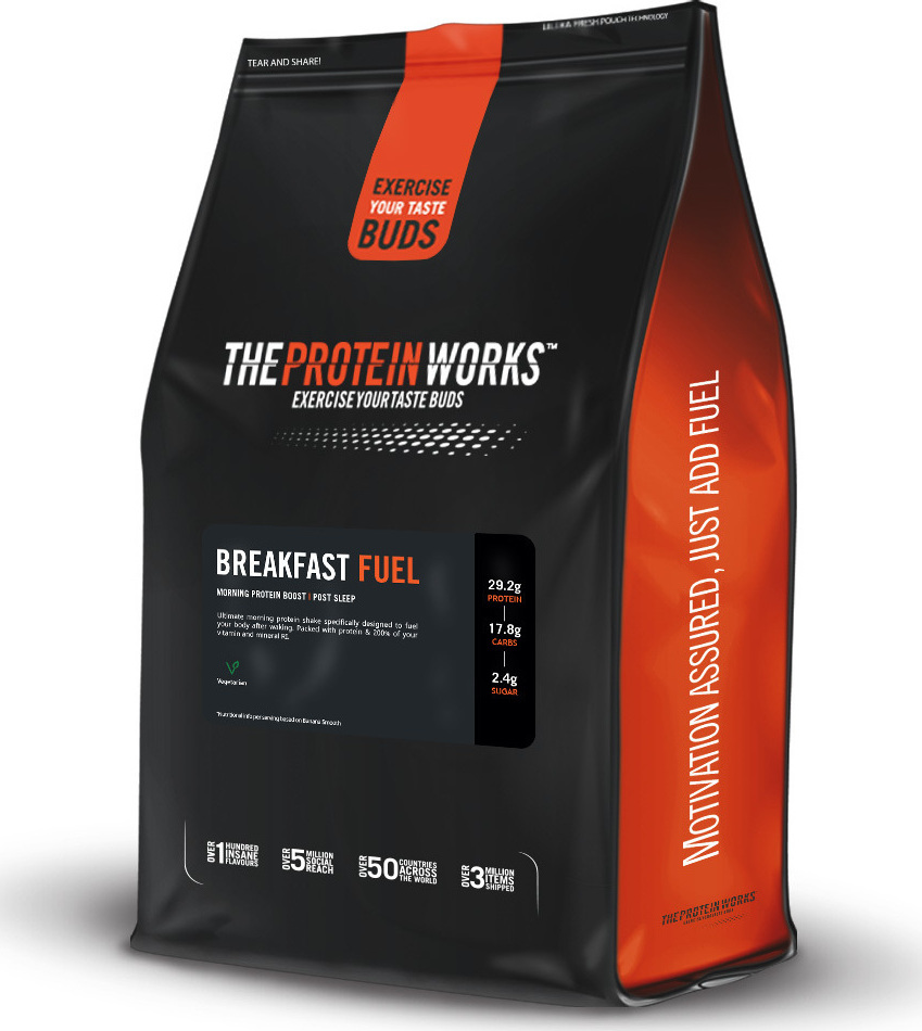 The Protein Works Breakfast Fuel Protein Shake 2000gr Banana Smooth