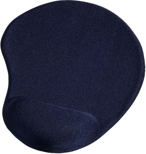 HAMA Mouse Pad with Wrist Support Blue 215mm Ergonomic