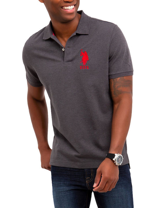 U.S. Polo Assn. Ανδρικό T-shirt Polo Γκρι