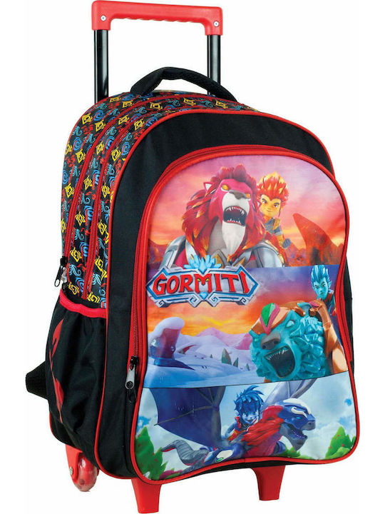 Gim Gormiti Elementary School Trolley Bag Multicolour L35xW15xH46cm