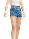 Levi's Ribcage Women's Jean High-waisted Shorts Blue