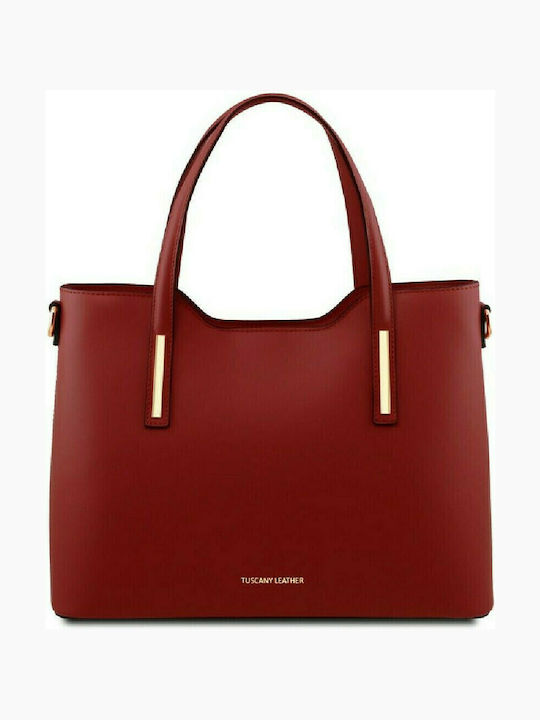 Tuscany Leather Olimpia Δερμάτινη Γυναικεία Τσά...