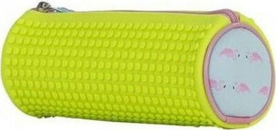 Nikidom Plastic Pencil Case with 1 Compartment Yellow