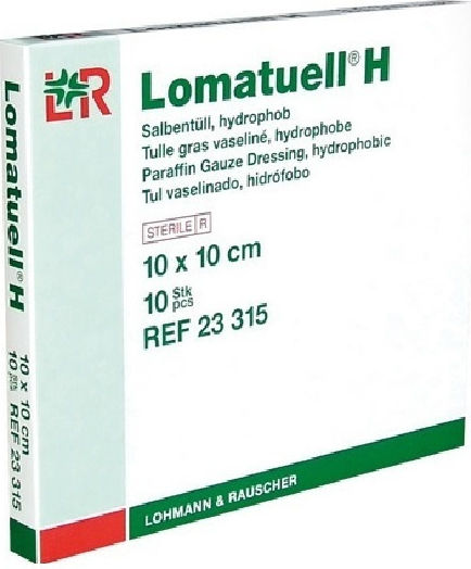 Lohmann Rauscher Lomatuell H Sterile Gazen 10x20cm 10pcs