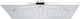Grohe Rainshower F Series Pătrat Cap de duș 25.4x25.4cm