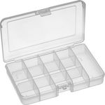 RND Tool Compartment Organiser 13 Slot Transparent 16.3x11.2x3.1cm