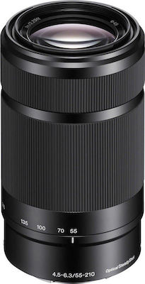 Sony Crop Camera Lens 55-210mm f/4.5-6.3 Telephoto Tele Zoom for Sony E Mount Black