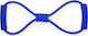 144806 Figure 8 Resistance Band with Handles Blue Λαστιχένια Λαβή