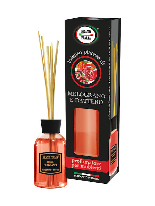 Brand Italia Diffuser Οικολογικό με Άρωμα Ρόδι & Χουρμάς BR075-16 100ml