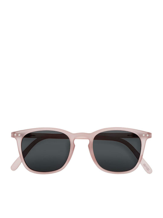 Izipizi E Sun Women's Sunglasses with Pink Plastic Frame and Black Lens